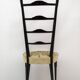 Pair of Chiavari Mid-Century Modern Italian High Back Chair