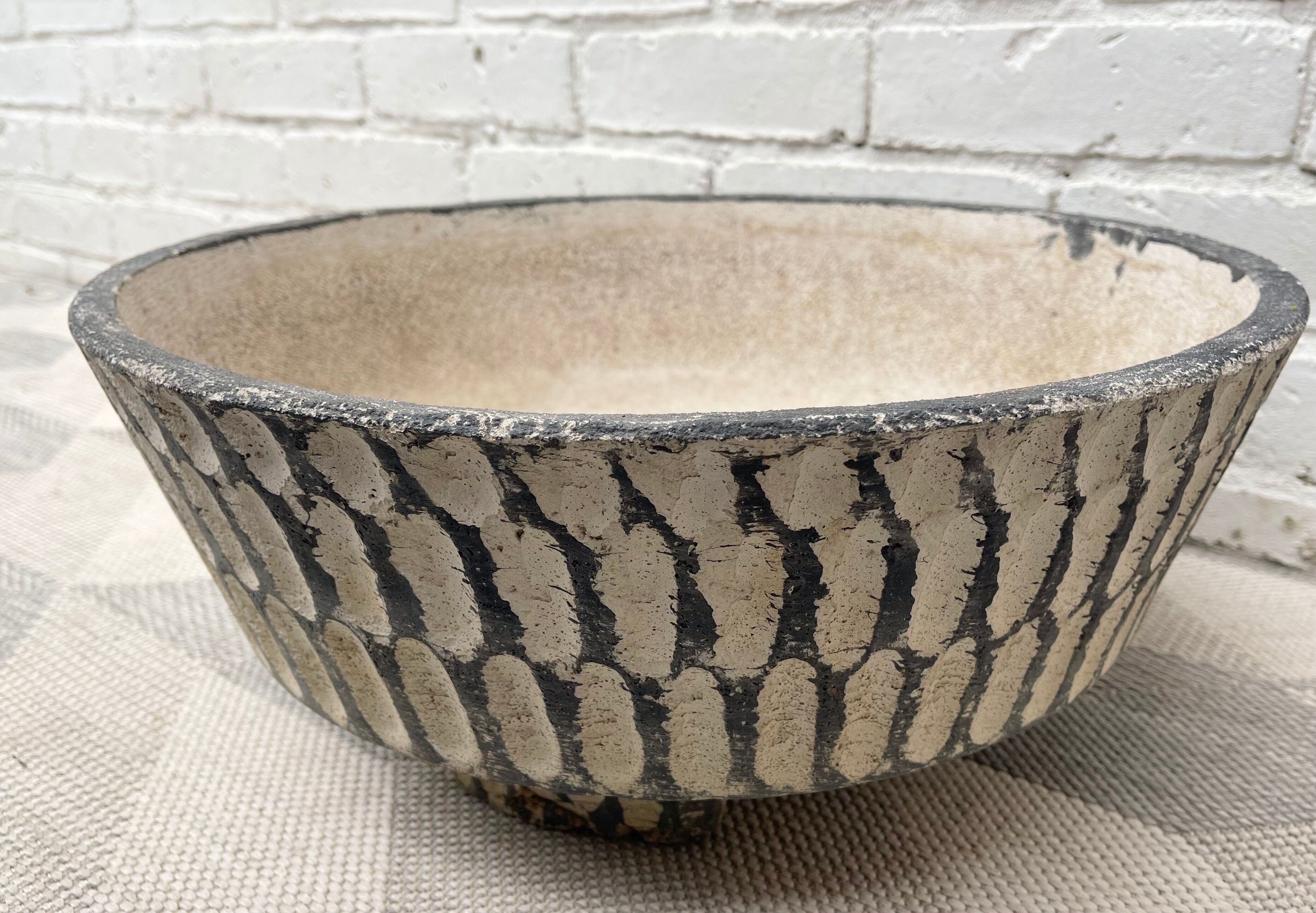 Mid century planter plant pot for the garden