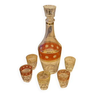 Vintage aperitif service