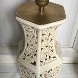 Vintage open ceramic lamp