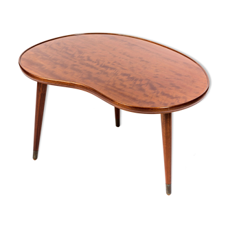 Table basse danoise en acajou des années 1960