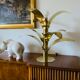 Palm tree brass floor/table lamp, Bottega Gadda Italy, 1960