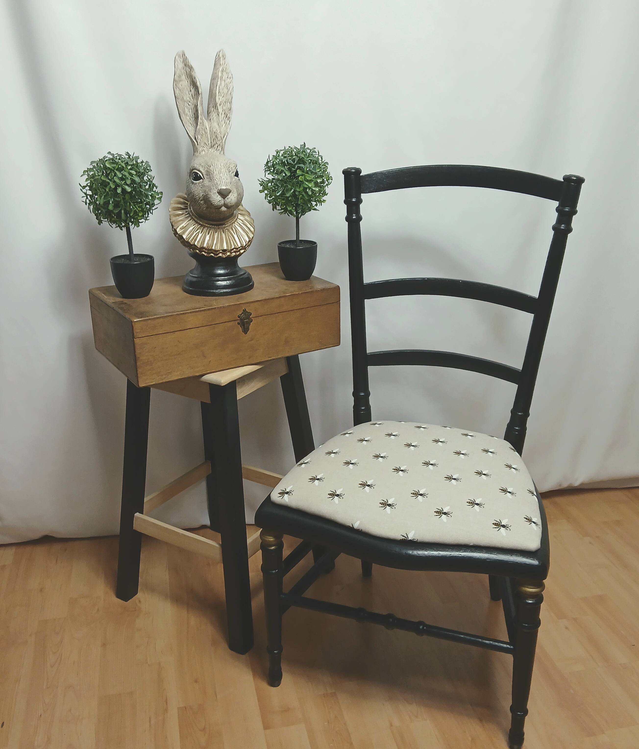 Chaise basse style napoleon iii