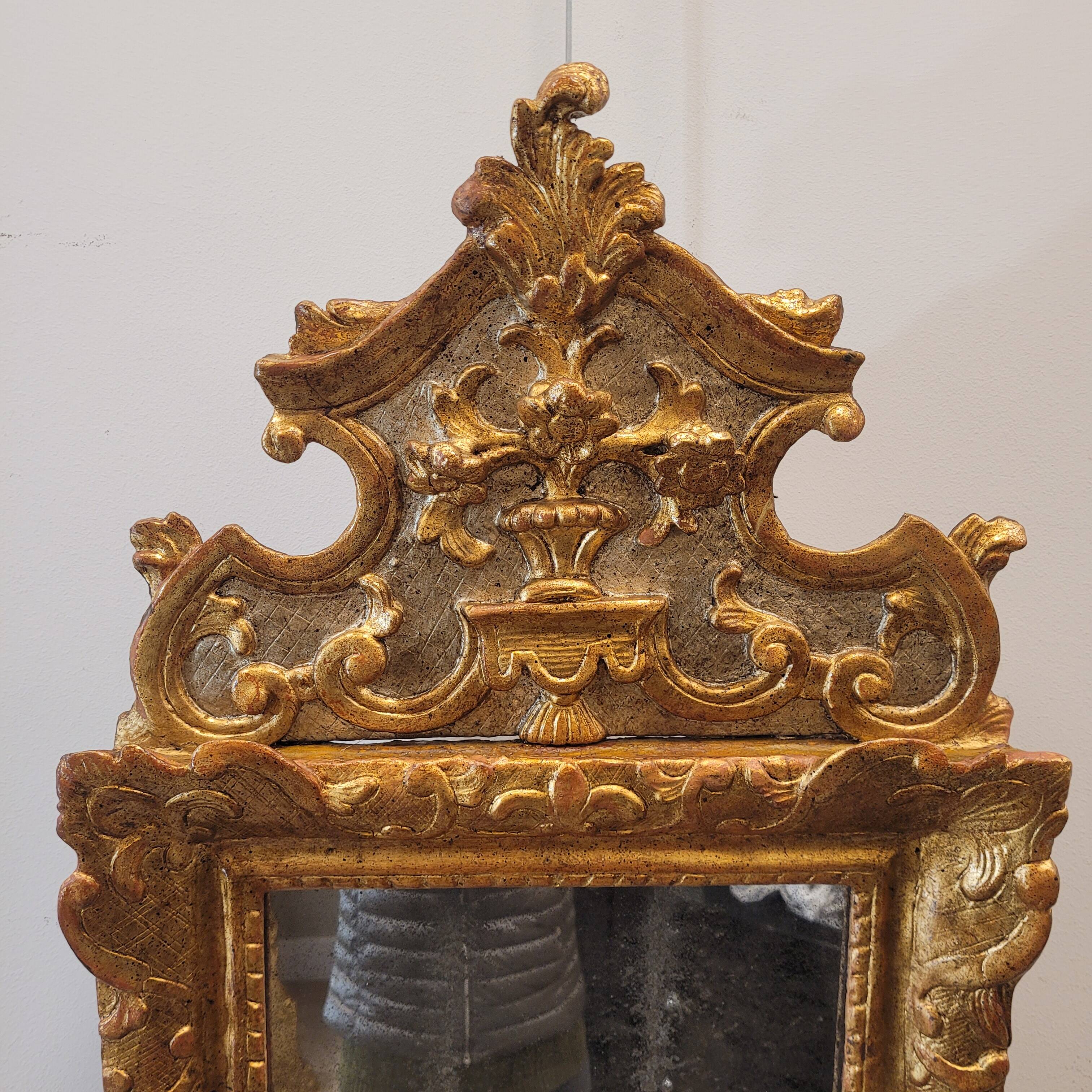 Espejo Estilo Regencia, Madera tallada, pps. s. XIX – France