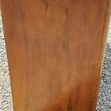 Chest of drawers of the 40s in walnut compass feet 3 drawers