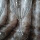 3 vintage stemmed glasses