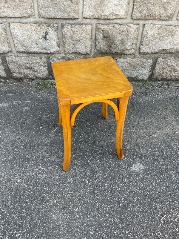 Tabouret bois courbé style Baumann