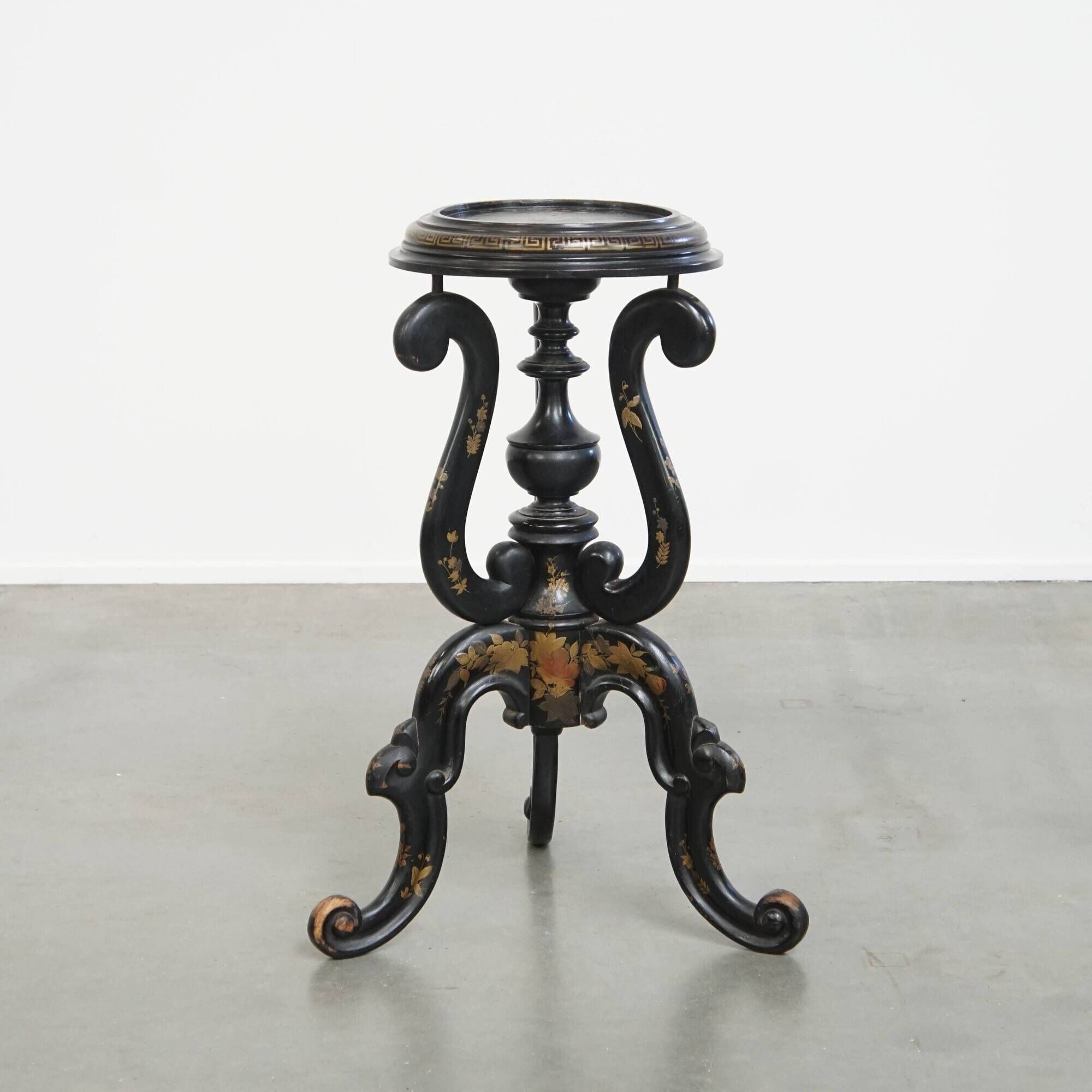 Antique English Victorian Side Table or Plant Table – Mid 19th Century