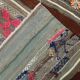 Grey & Brown Modern Mid Century Vintage Kilim Rug, 147x218 Cm