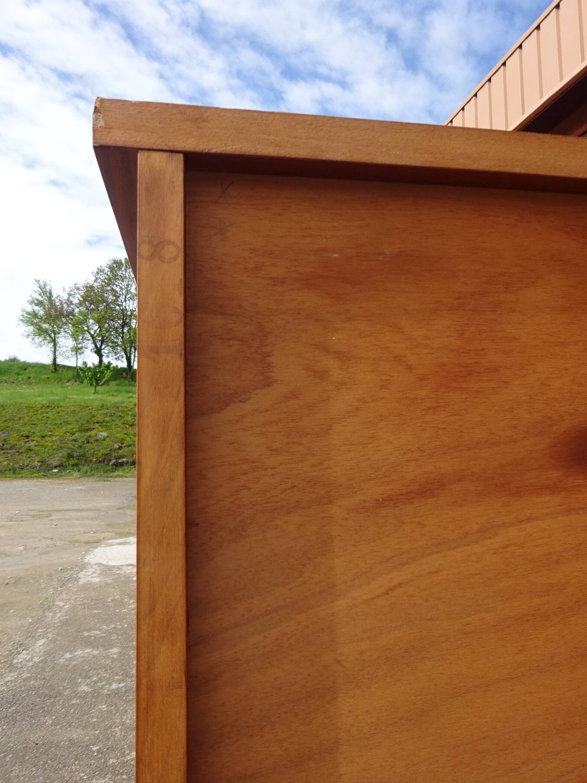 Vintage wardrobe, closet and shelves