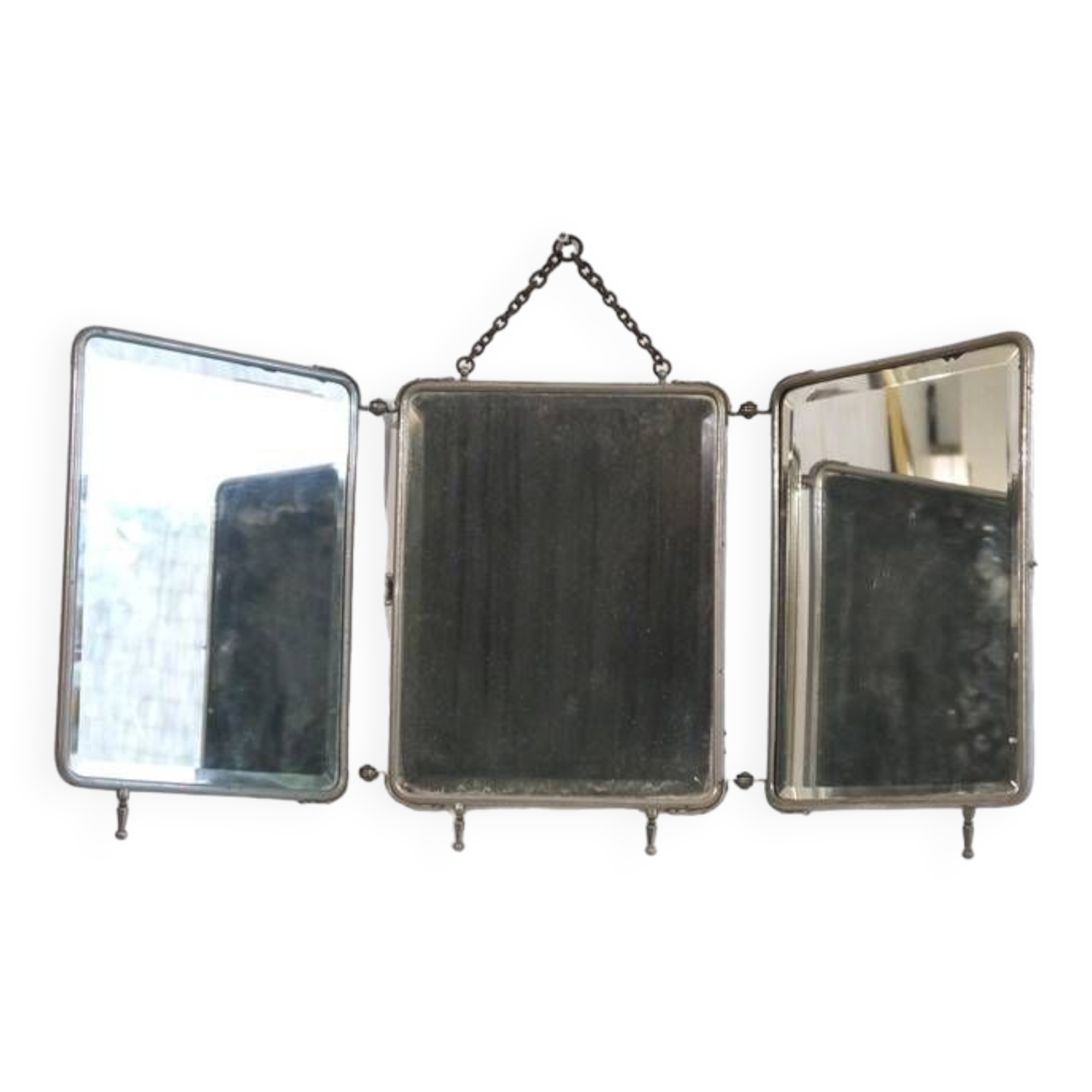 Vintage triptych mirror 1950