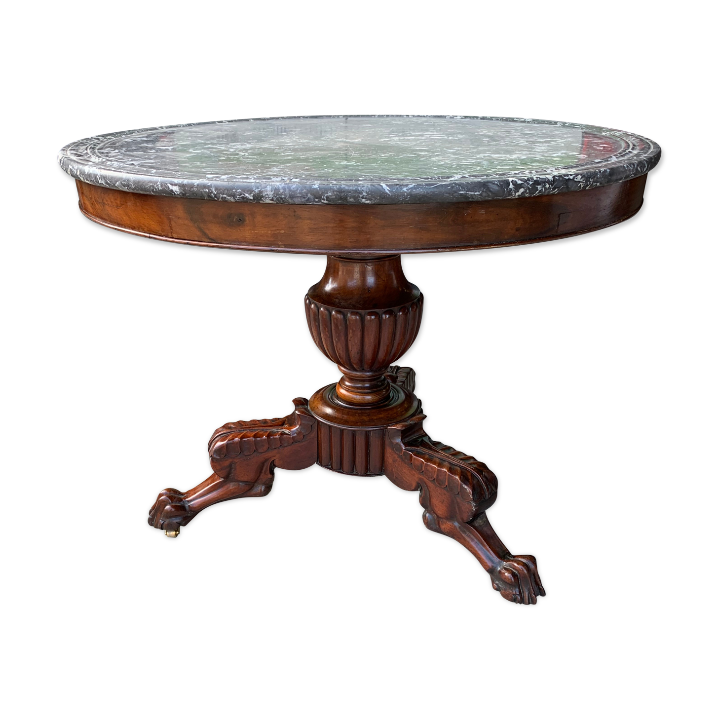 Mahogany pedestal table