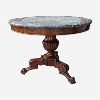 Mahogany pedestal table