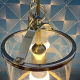 Lustre lanterne laiton