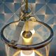 Lustre lanterne laiton