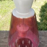 Vintage cut glass pendant light