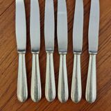 Set of 19th century Christofle silver plated knives