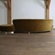 Vladimir Kagan serpentine sofa in velvet for Directional USA 1999
