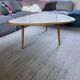 Table basse RED Edition Blanche Taille L - modèle 50's
