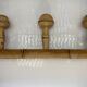 old Bamboo style wall coat rack