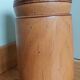 Turned wooden lamp base