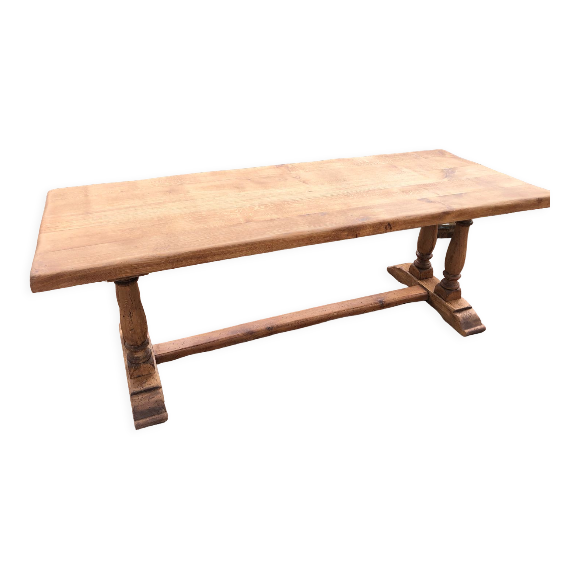 Solid oak monastery table