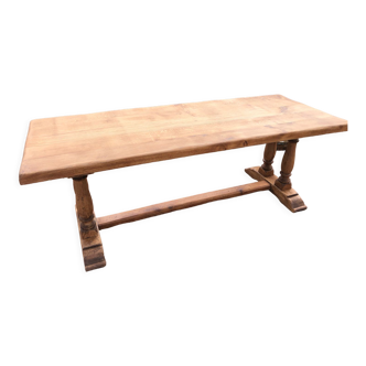 Solid oak monastery table
