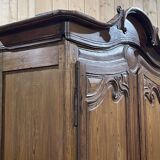 19th century Louis XV fir Cauchoise wardrobe