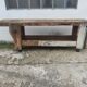 Old carpenter's workbench 2m40 in beech