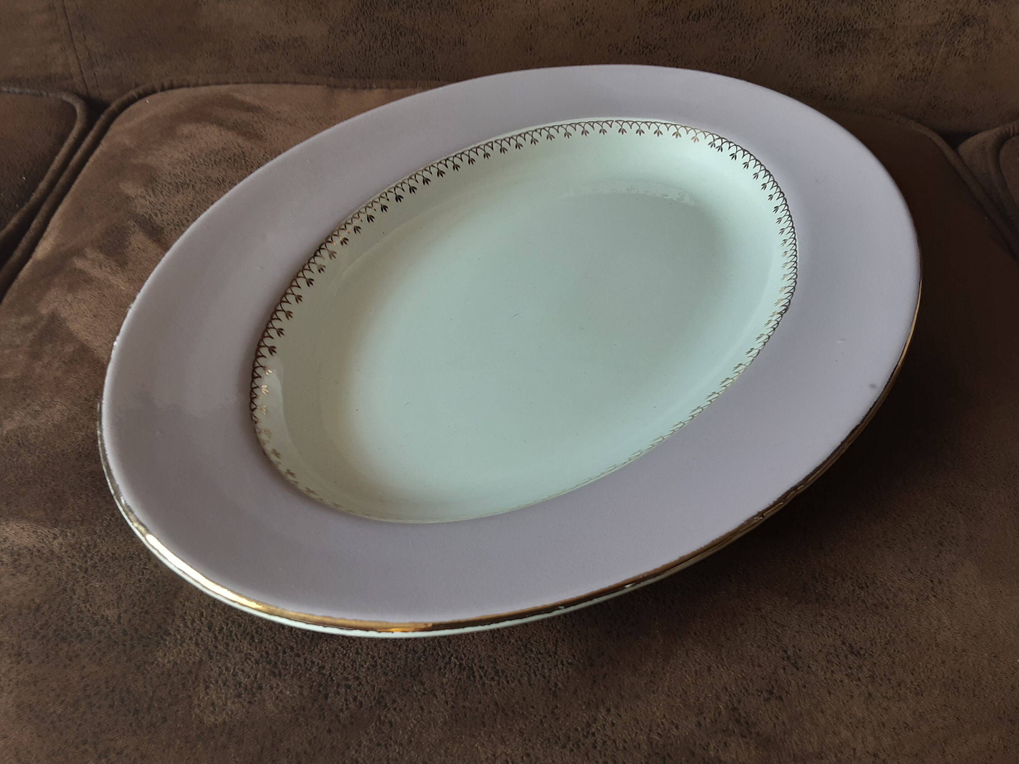 Vintage oval porcelain platter