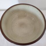 Grand Saladier en grès  Ø 30cm - Signature à identifier La Borne ? Puisaye ?