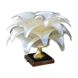 Maison Rougier vintage palm-shaped lamp from the 1970s to 1980s