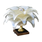 Maison Rougier vintage palm-shaped lamp from the 1970s to 1980s