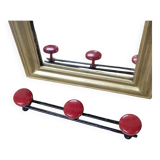 Vintage metal coat rack