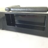 Cini Boeri - Sofa Gradual Lounge Black Leather Knoll/Gavina