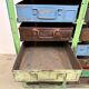 Vintage industrial iron chest of drawers, 1950s
