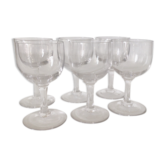 Set de 6 verres anciens XIXeme