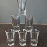 6 liquor glasses