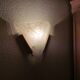 Glass wall lamp, 1980s