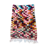 Moroccan Berber carpet Boujaad colorful 1.36x0.9m
