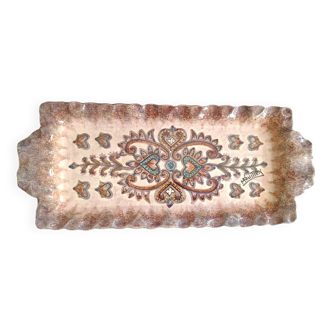 Paul and Maurice FOUILLEN earthenware dish