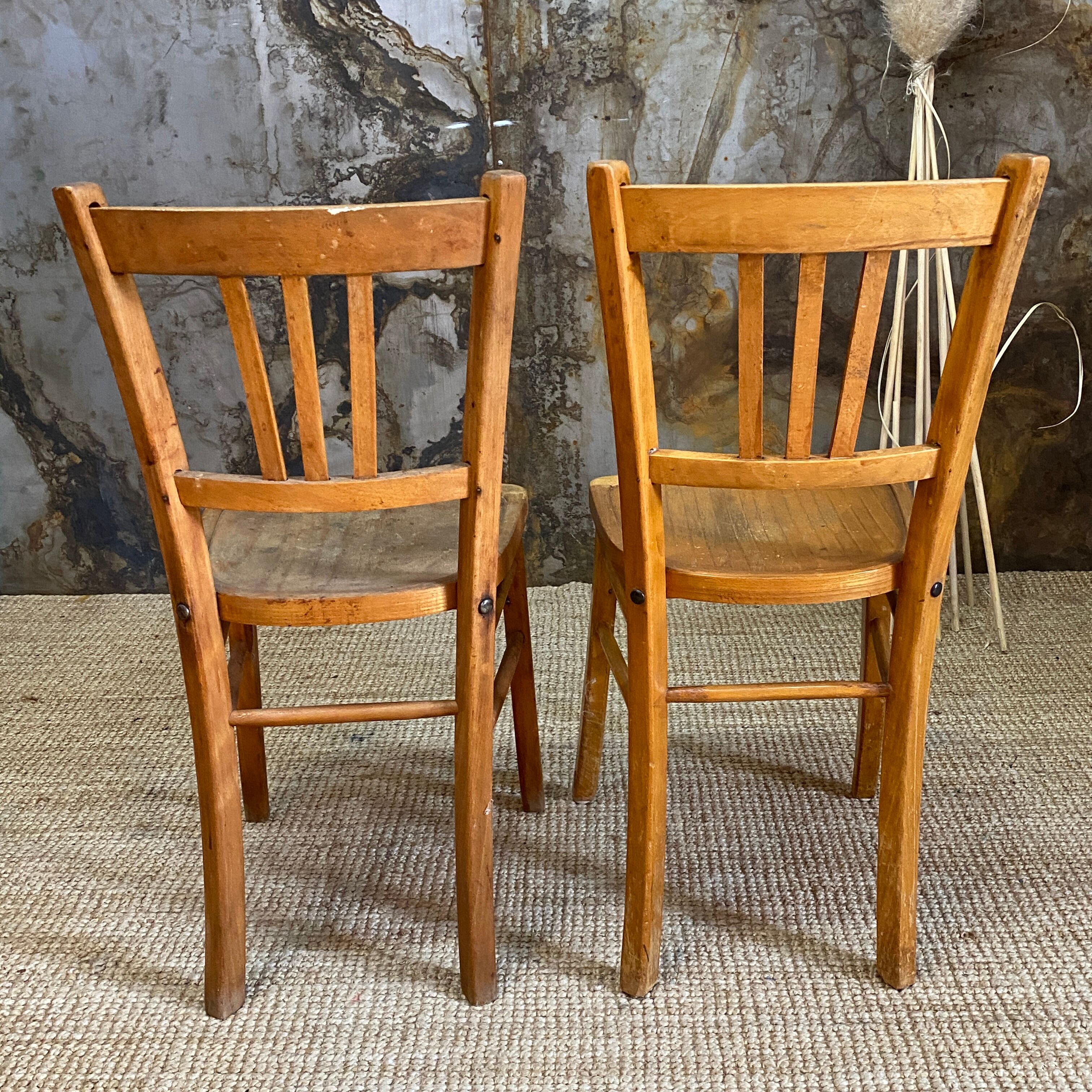 Pair of bistro chairs