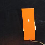 1970 orange wall light or lay lamp and fuse glass spindle