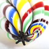 "Barley Sugar" lantern in Murano glass, circa 1950