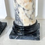 Set of 4 Marble Columns, Italy, 1980s