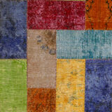 Tapis d'Orient "Patchwork" fin