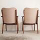 Paire de fauteuils scandinaves