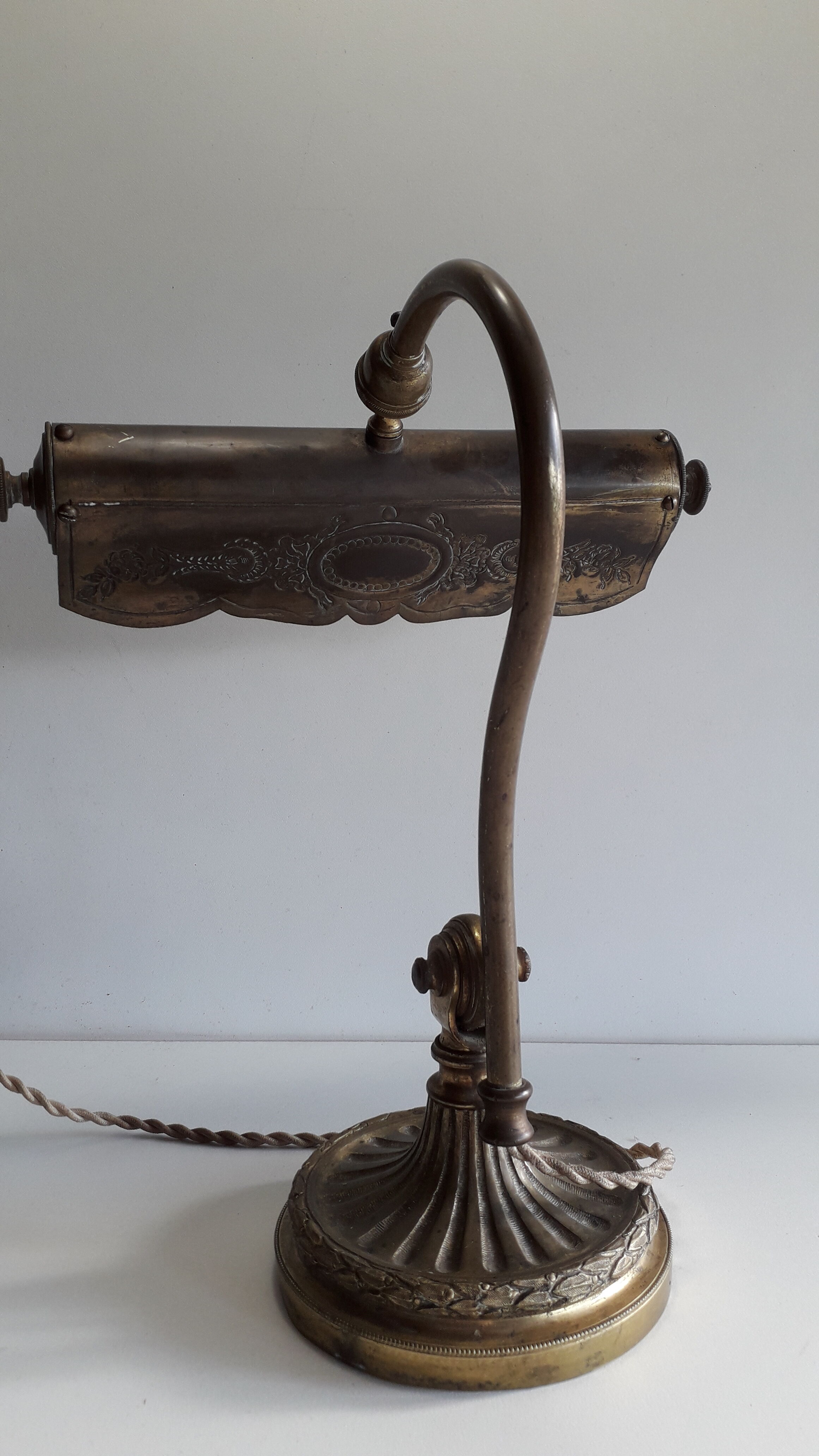 Brass bronze desk lamp