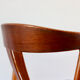 Series of 4 vintage Scandinavian teak chairs, 1960