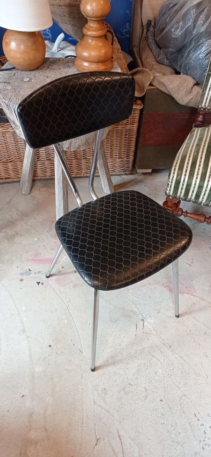 Leatherette chair 60